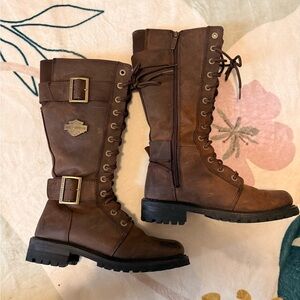 Harley-Davidson Women's Brown Moto Boots